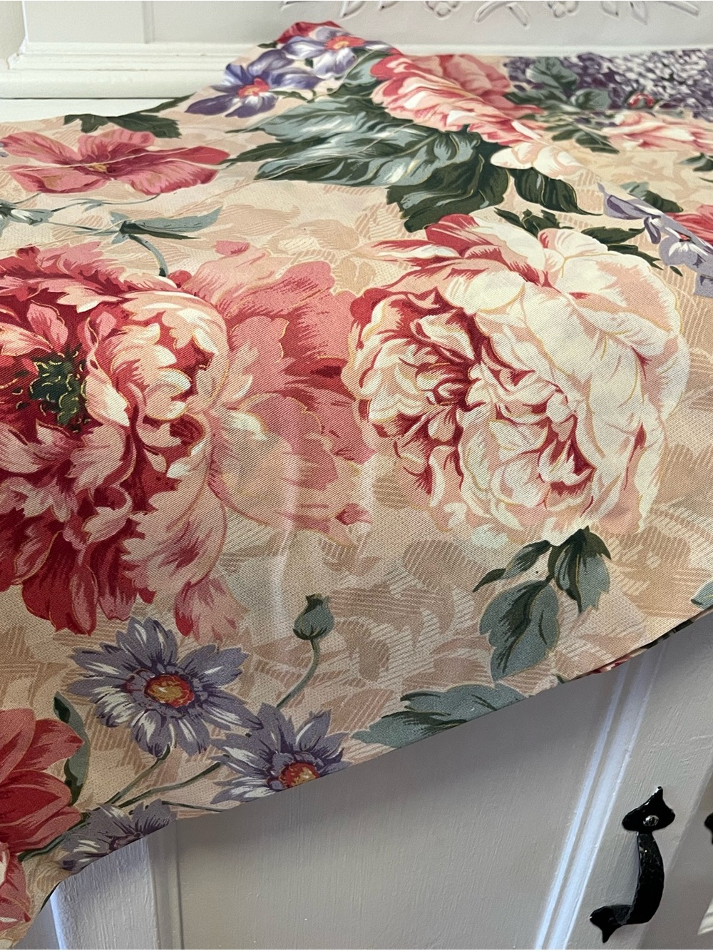 Vintage Floral Valance 80”/ 16” - Picture 5 of 16